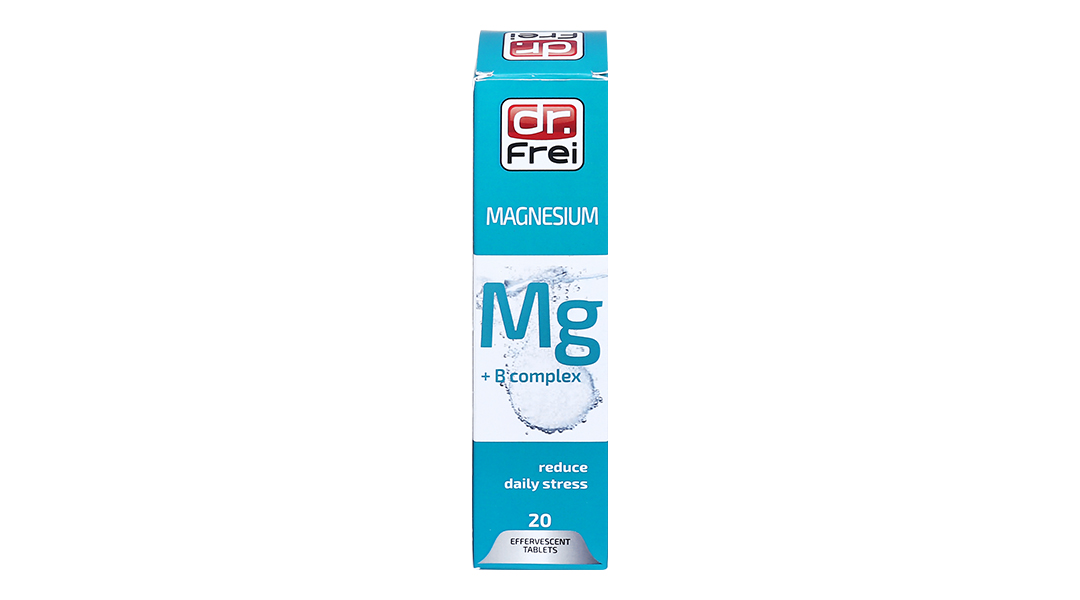 Viên sủi Dr. Frei Magnesium + B Complex hỗ trợ giảm stress