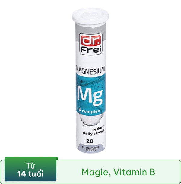 Dr.Frei Magnesium   B Complex tuýp 20 viên