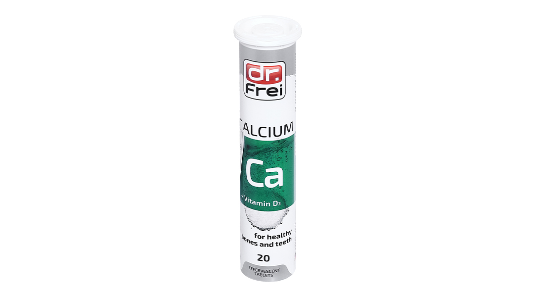 Viên sủi Dr. Frei Calcium + Vitamin D3 hỗ trợ chắc khỏe xương