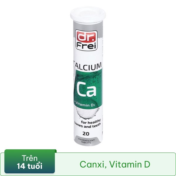 Dr.Frei Calcium D3 tuýp 20 viên