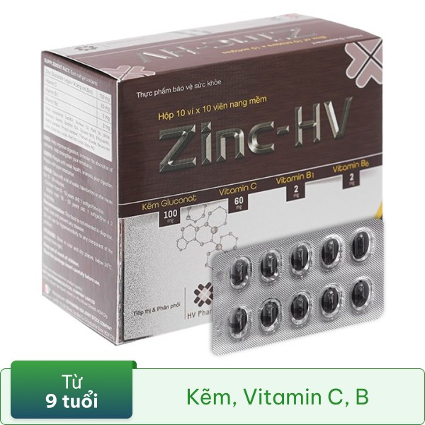 ZinC-HV hỗ trợ phục hồi sức khỏe, ăn ngon miệng