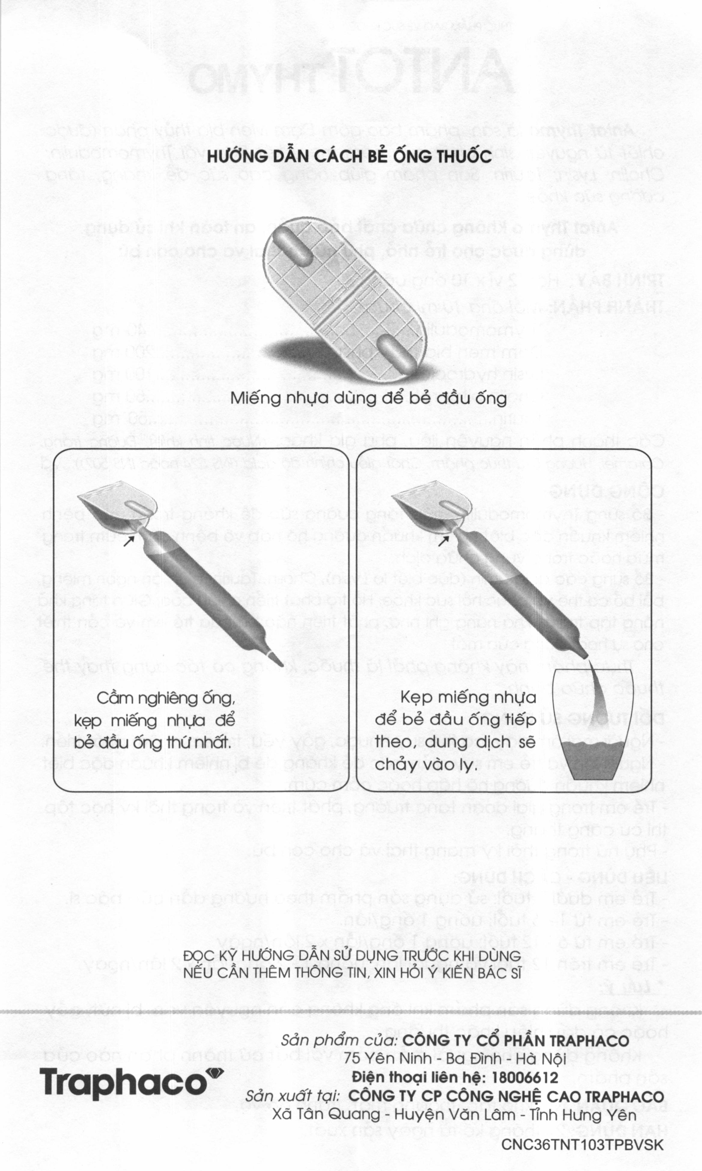 Antot Thymo tăng đề kháng, phục hồi sức khoẻ