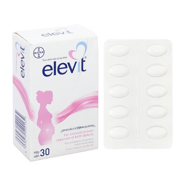 Elevit Bổ Sung Vitamin Và Khoáng Chất, 30 Viên Dạng Viên