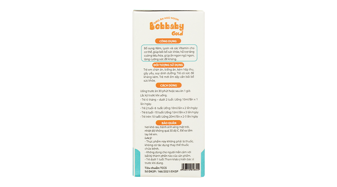 Siro Ăn Ngủ Ngon Bobbaby giúp bồi bổ sức khỏe cho bé