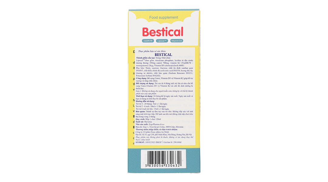 Bestical bổ sung canxi; hỗ trợ xương, răng chắc khỏe chai 120 ml - 16