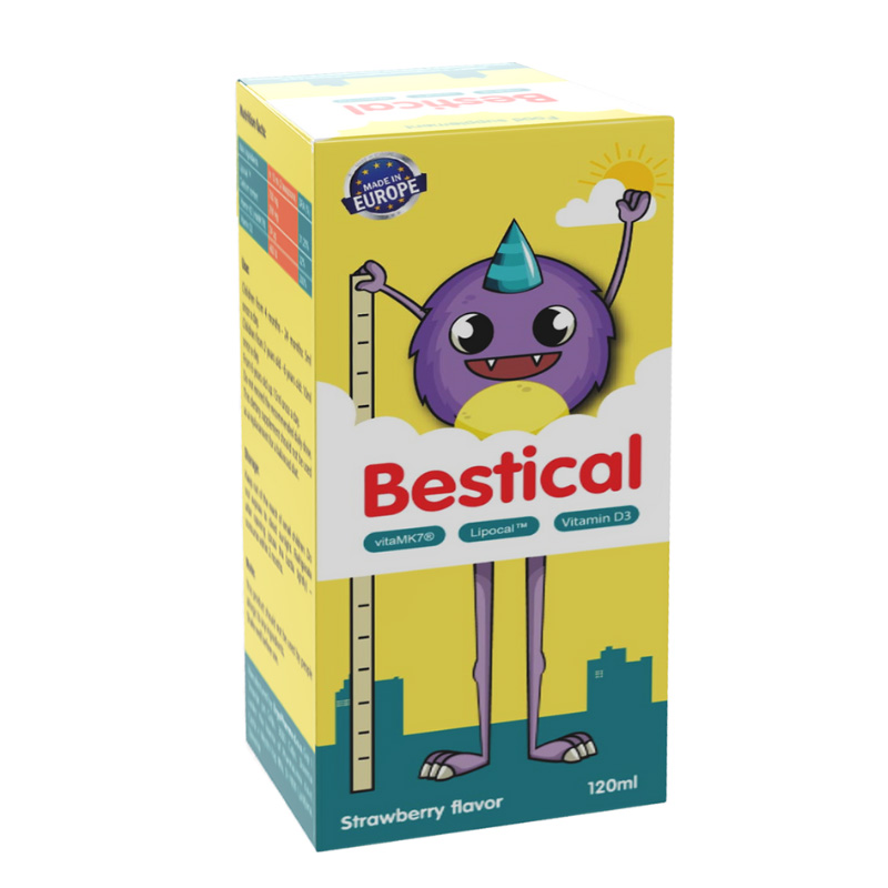 Siro Bestical hỗ trợ xương và răng chắc khỏe 120 ml (từ 4 tháng)