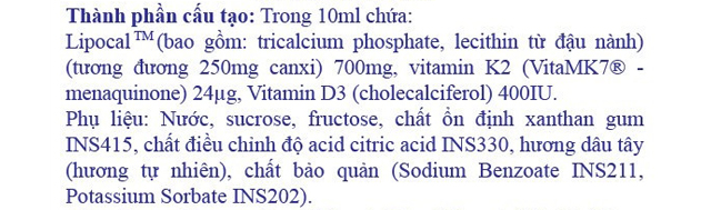 Thành phần Bestical