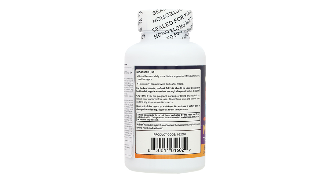 Nubest Tall 10+ bổ sung Canxi và vitamin D, hỗ trợ phát triển xương chắc khỏe hộp 60 viên - 8