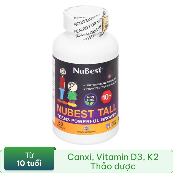 Thực phẩm bảo vệ sức khỏe Nubest Tall 10+