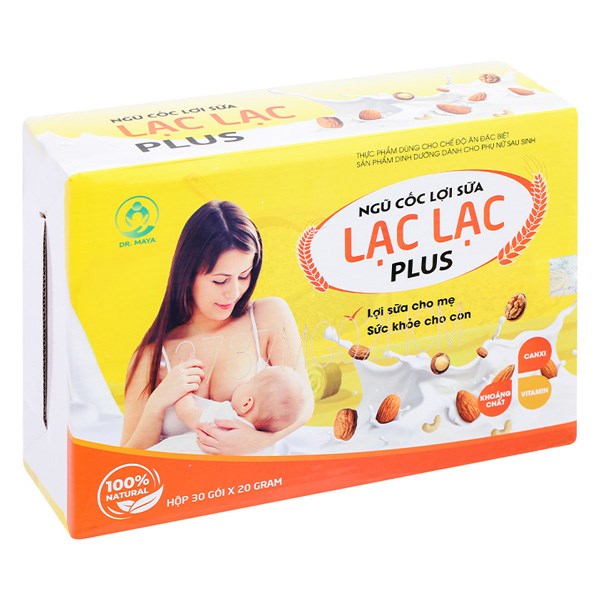 Ngũ Cốc Dr.maya Lạc Lạc Plus Hỗ Trợ Lợi Sữa, 30 Gói Dạng Bột