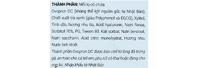 Thành phần