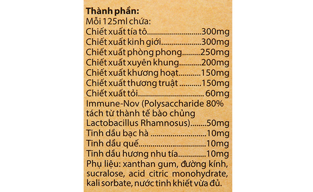 Thành phần