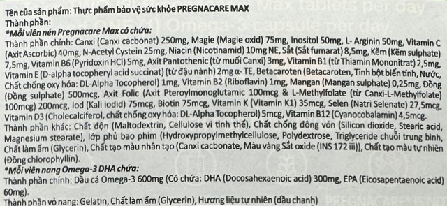 Thành phần dinh dưỡng