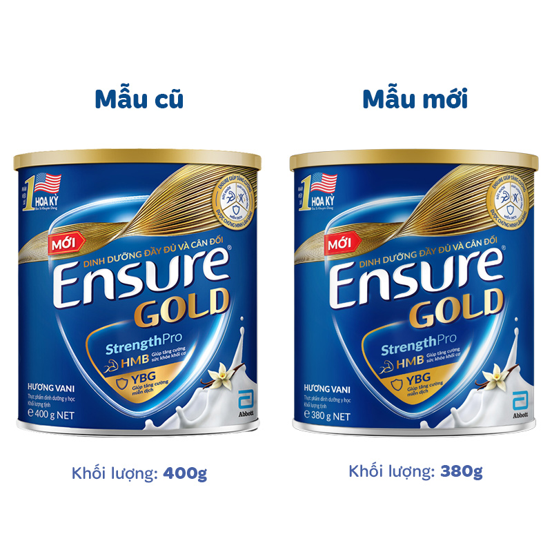 Sữa bột người lớn Ensure Gold StrengthPro hương vani 800g 9