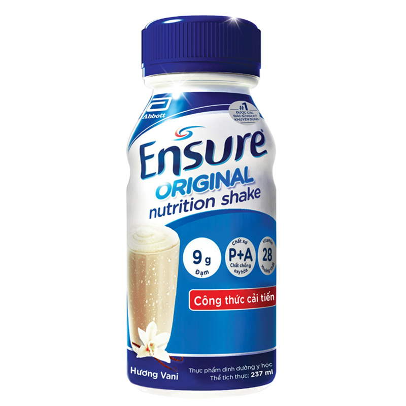 Lốc 6 chai sữa bột người lớn pha sẵn Ensure Original hương vani 237 ml 3