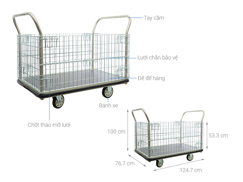 Xe đẩy hàng Sumo HG-313