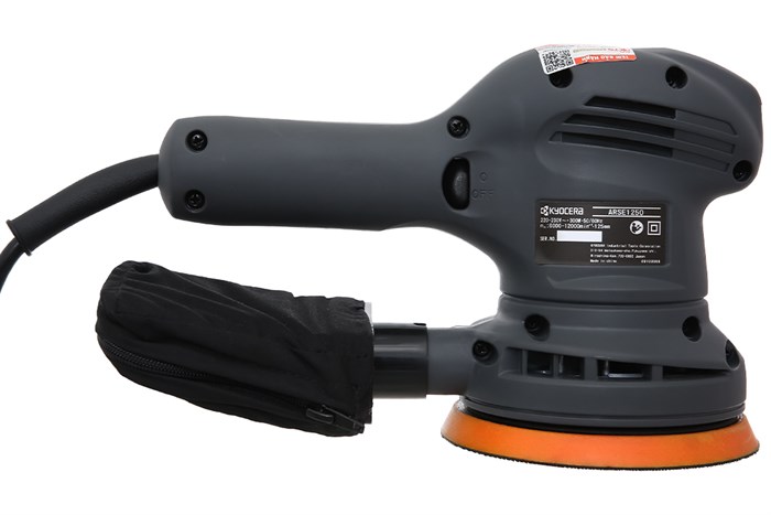 Máy chà nhám tròn Kyocera ARSE1250 300W Màu Đen