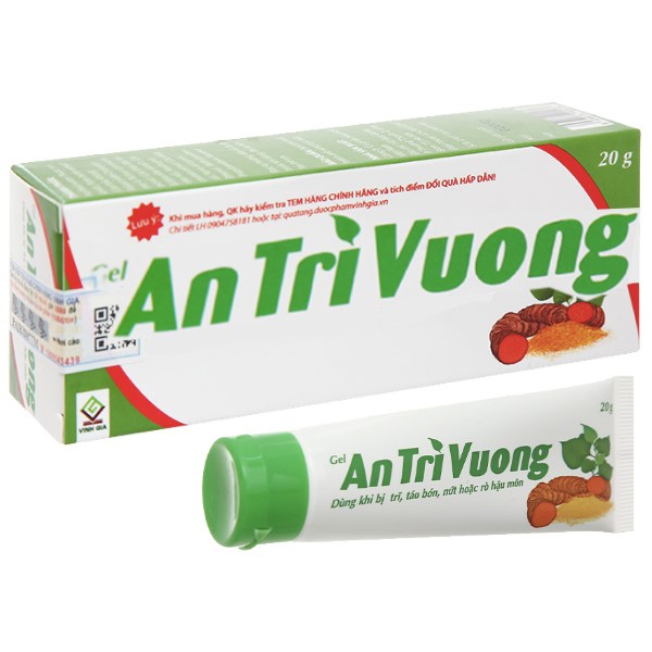 Gel bôi An Trĩ Vương hỗ trợ giảm trĩ tuýp 20g