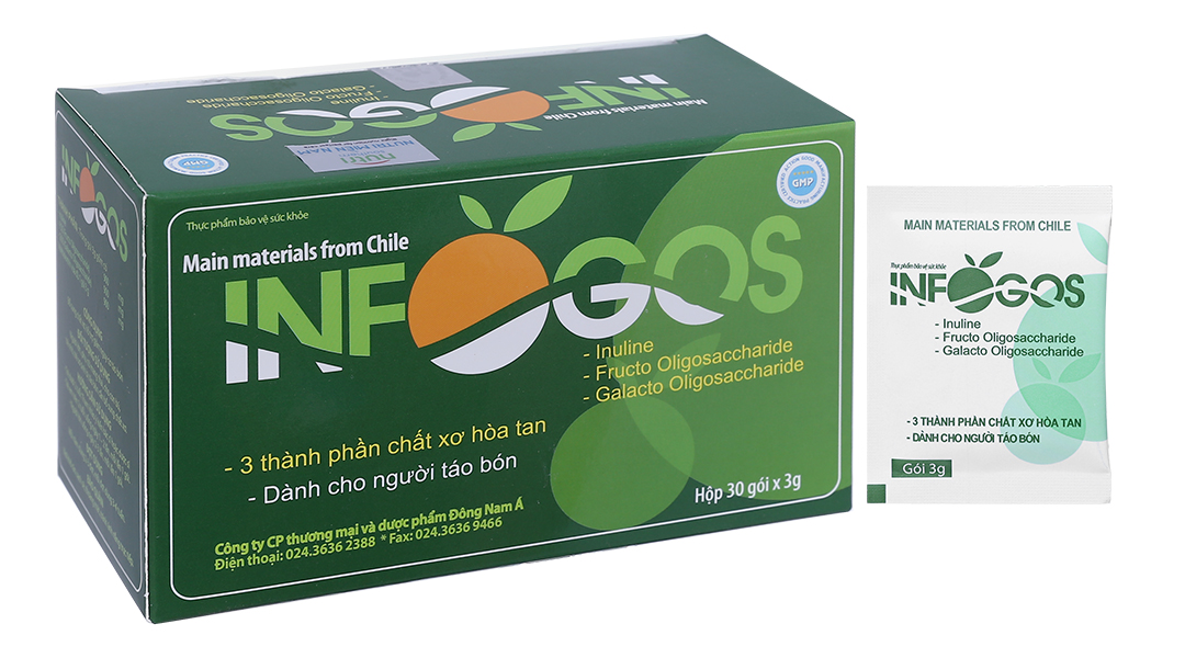 Infogoss hỗ trợ nhuận tràng, giảm táo bón hộp 30 gói x 3g - 8