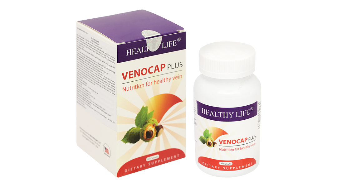 Healthy Life Venocap Plus giúp giảm suy giãn tĩnh mạch, trĩ