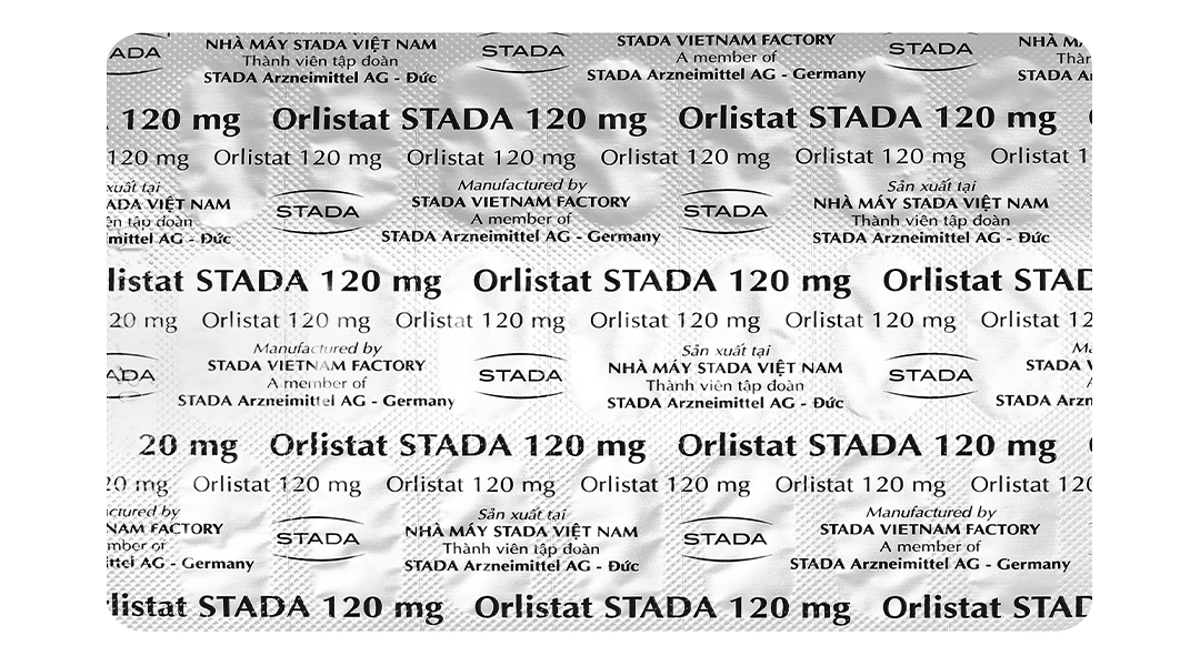 Orlistat Stada 120mg kiểm soát cân nặng, hỗ trợ trị béo phì