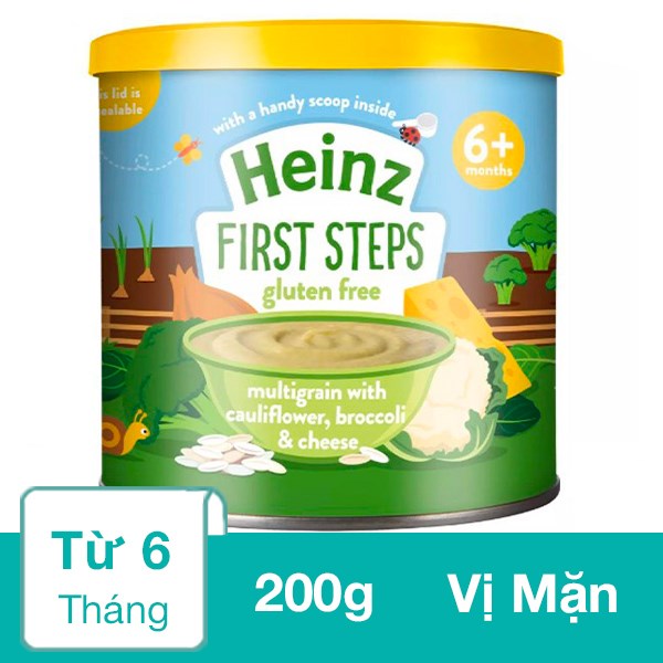 Bột ăn dặm Heinz vị súp lơ phô mai 200g, cho bé trên 6 tháng tuổi - AVAKids.com