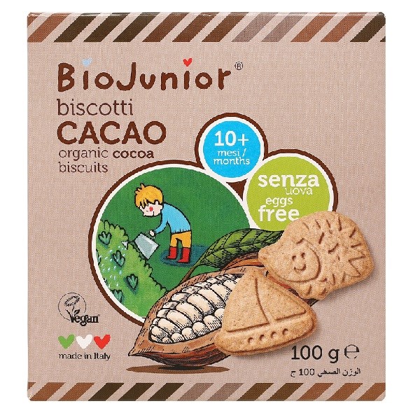 Bánh quy ăn dặm BioJunior Biscotti vị táo hộp 100g (từ 10 tháng) 3