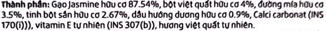 Thành phần dinh dưỡng Thành phần dinh dưỡng