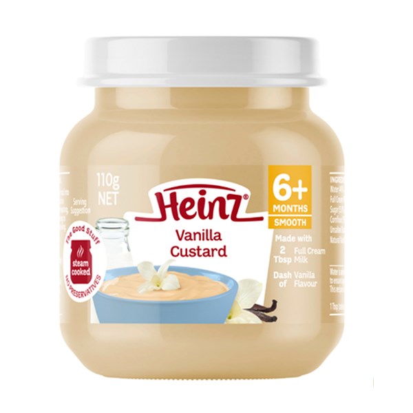 Dinh dưỡng trái cây nghiền Heinz chuối, dâu hũ 110g (từ 6 tháng) - AVAKids.com