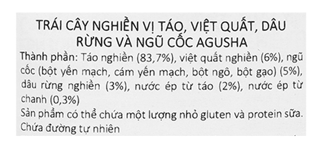 Thành phần dinh dưỡng