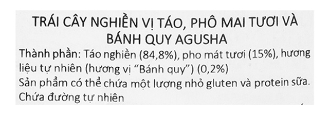 Thành phần dinh dưỡng