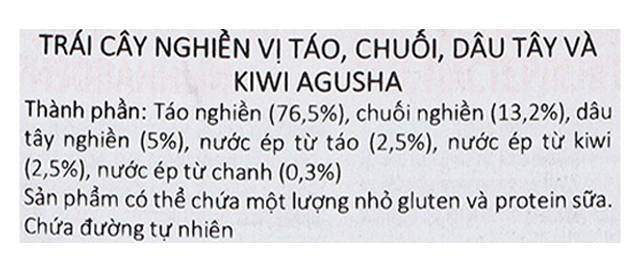 Thành phần dinh dưỡng