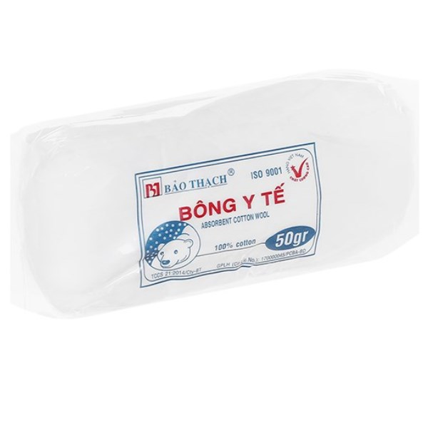 Bông gòn sợi dài Bảo Thạch gói 50g