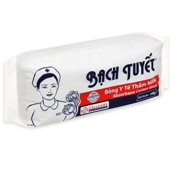Bông gòn Bạch Tuyết gói 100g