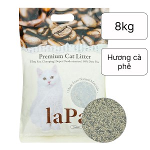 Cát vệ sinh cho mèo Lapaw hương cà phê bao 8kg