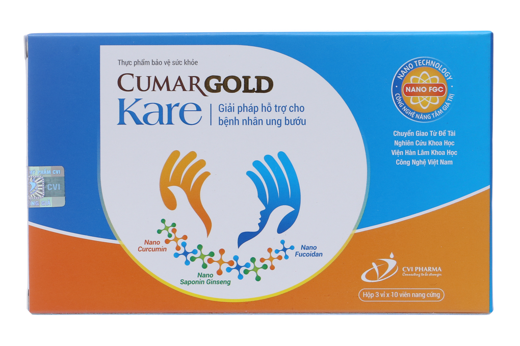 Cumargold Kare tăng đề kháng, hỗ trợ giảm nguy cơ ung bướu