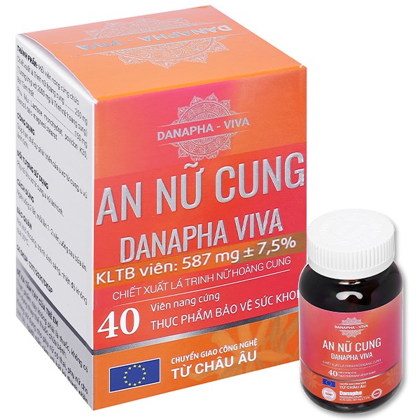 Danapha Vina An Nữ Cung hộp 40 viên