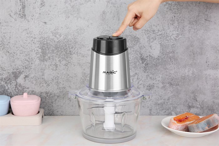 Máy xay thịt đa năng Magic Eco AC-15 300W 2 lít Màu Đen - Bạc