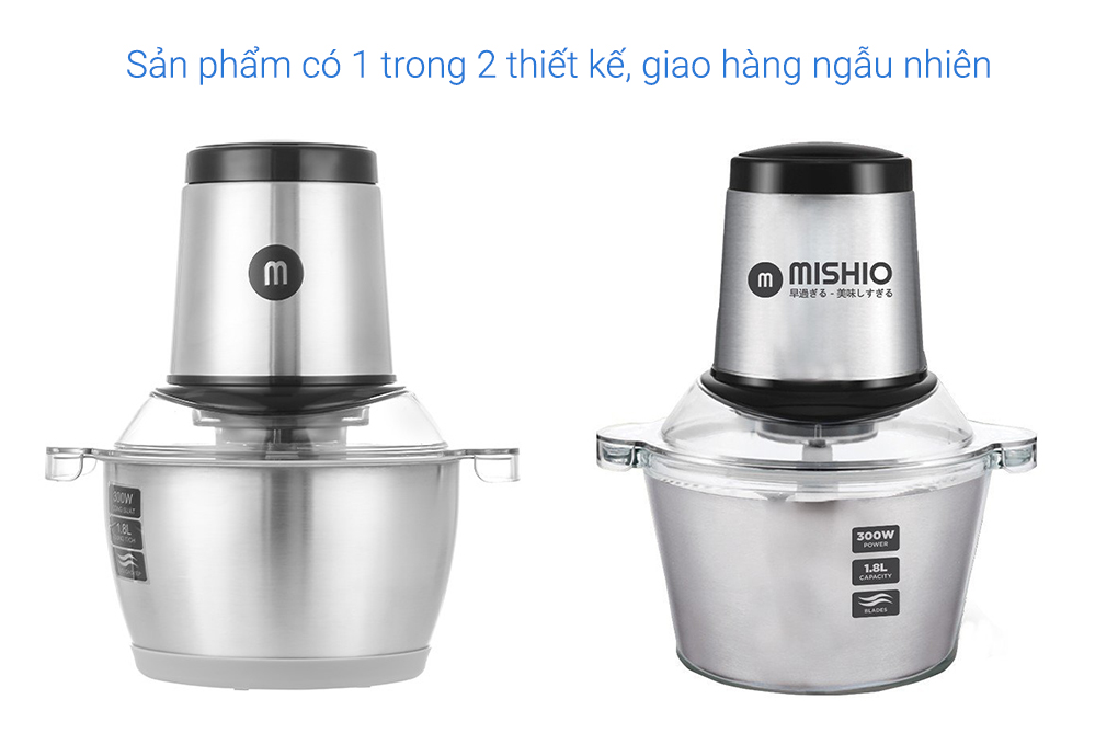 Máy xay thịt đa năng Mishio MK-157 300W 1.8 lít