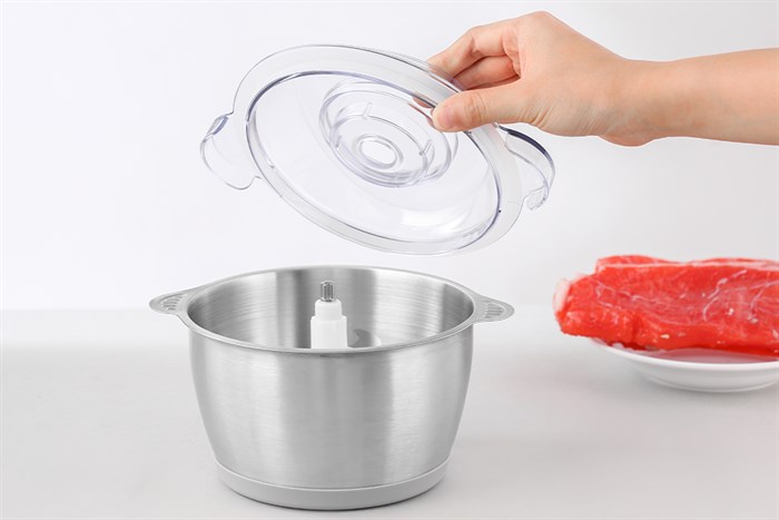 Máy xay thịt đa năng Mishio MK-157 300W 1.8 lít Màu Bạc Inox