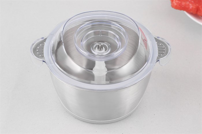 Máy xay thịt đa năng Mishio MK-157 300W 1.8 lít Màu Bạc Inox