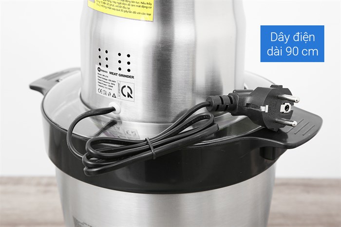 Máy xay thịt đa năng Mishio MK-279 1200W 6 lít Màu Trắng - Đen