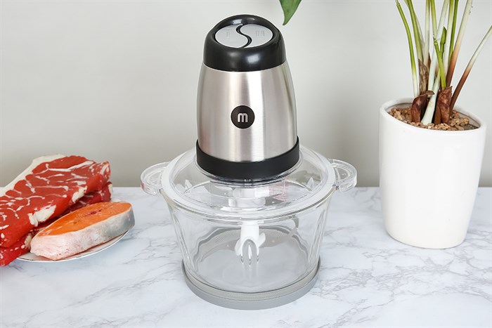 Máy xay thịt đa năng Mishio MK-273 300W 1.8 lít Màu Trắng - Đen