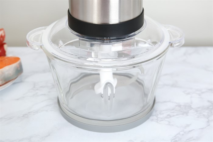 Máy xay thịt đa năng Mishio MK-273 300W 1.8 lít Màu Trắng - Đen