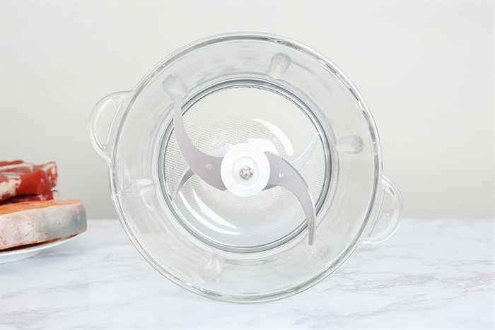 Máy xay thịt đa năng Mishio MK-273 300W 1.8 lít Màu Trắng - Đen