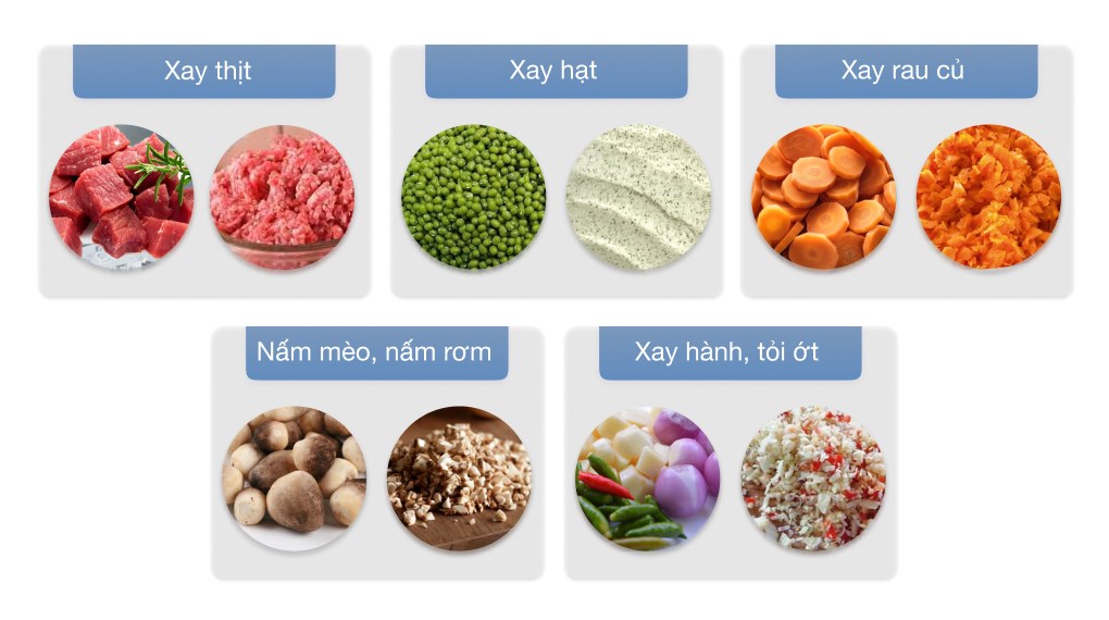 Máy xay thịt đa năng AVA HF-22B 300W 1.8 lít