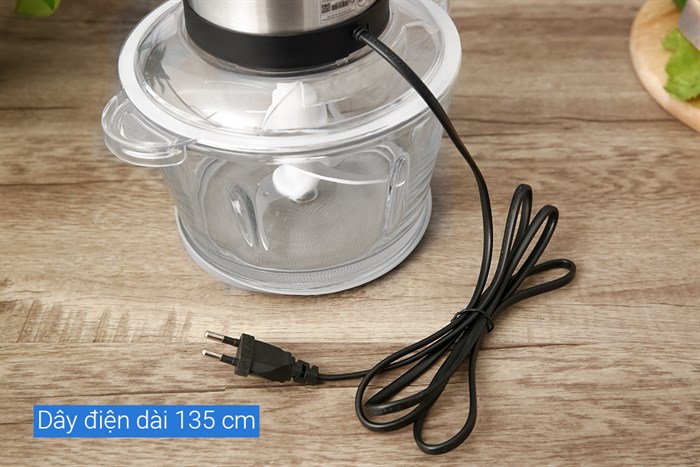 Máy xay thịt đa năng AVA HF-22B 300W 1.8 lít Màu Bạc Inox