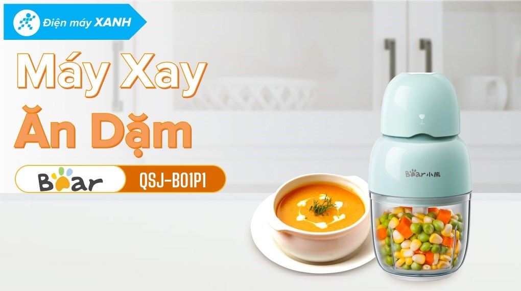 Máy xay thịt mini Bear QSJ-B01P1