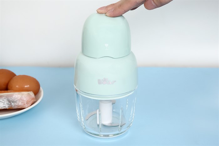 Máy xay thịt mini Bear QSJ-B01P1 Màu Xanh Dương