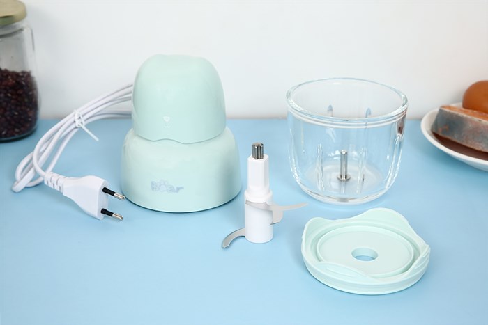 Máy xay thịt mini Bear QSJ-B01P1 Màu Xanh Dương